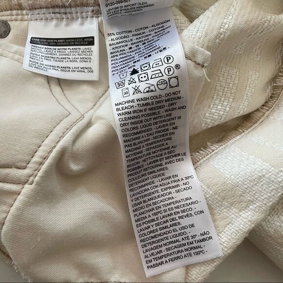 LEVI’S The Column Pant Jeans Summer Plaid White Style# 756450012 Size 29 - Picture 9 of 12